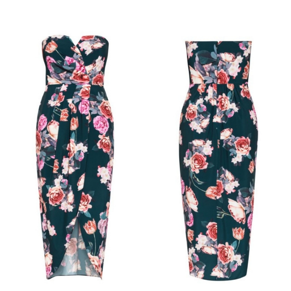 Plus XXL/24 Bursting Floral Maxi Dress in … - Picture 2 of 7